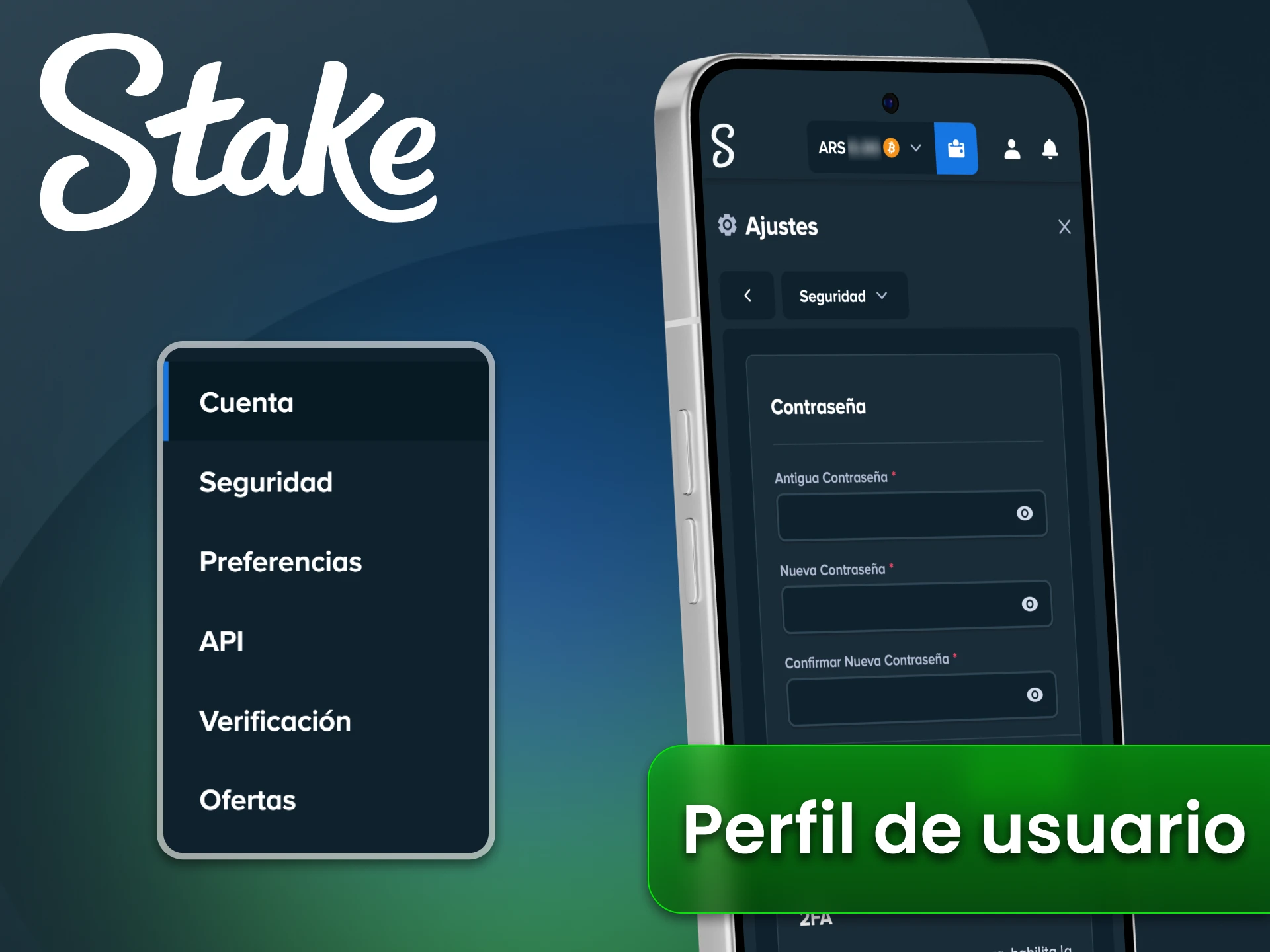 Consulta tus pagos y tu historial de apuestas en tu perfil de Stake.