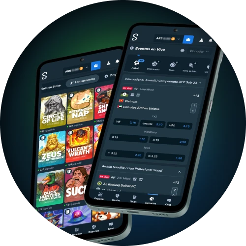 La aplicación Stake ofrece una interfaz estable para casinos y deportes.