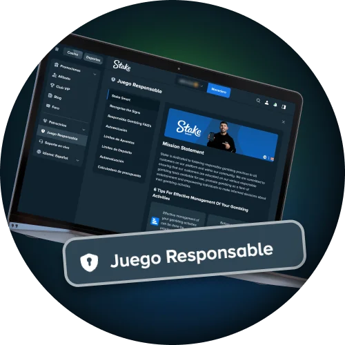 Jugá en Stake con RTP visible y herramientas de juego responsable.