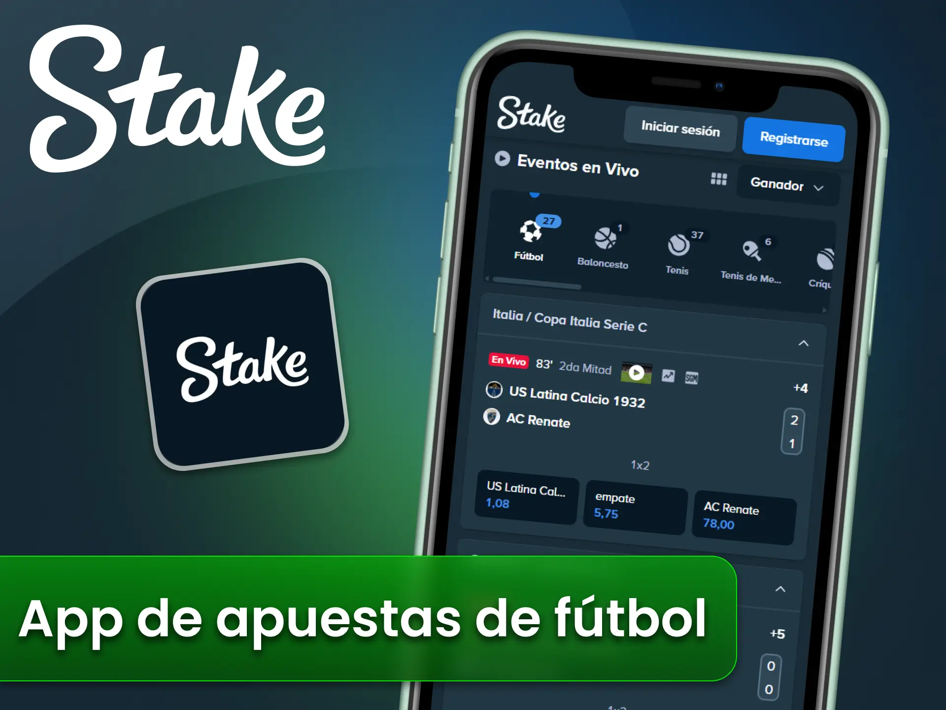 Descarga la aplicación móvil desde el sitio oficial Stake Argentina.
