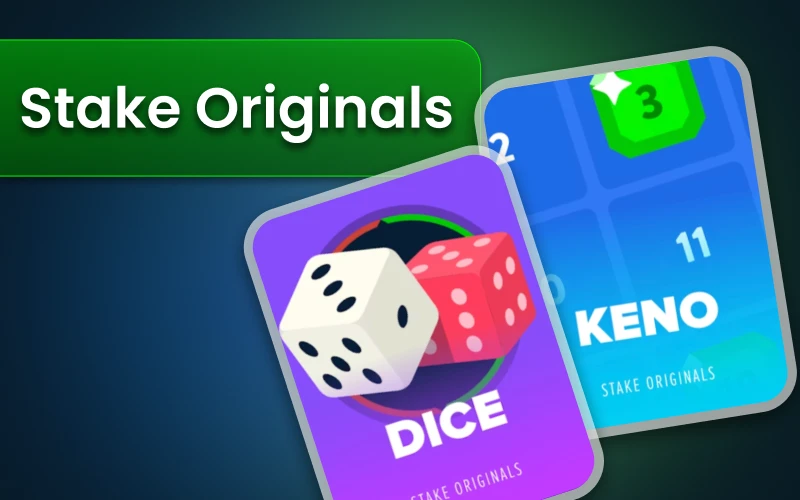 La plataforma Stake te ofrece juegos originales exclusivos.