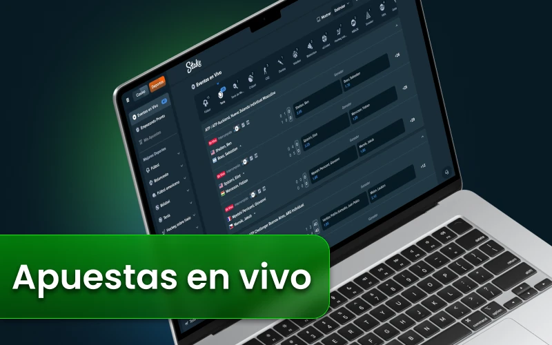 Prueba las apuestas en directo en Stake para obtener tus ganancias rápidamente.