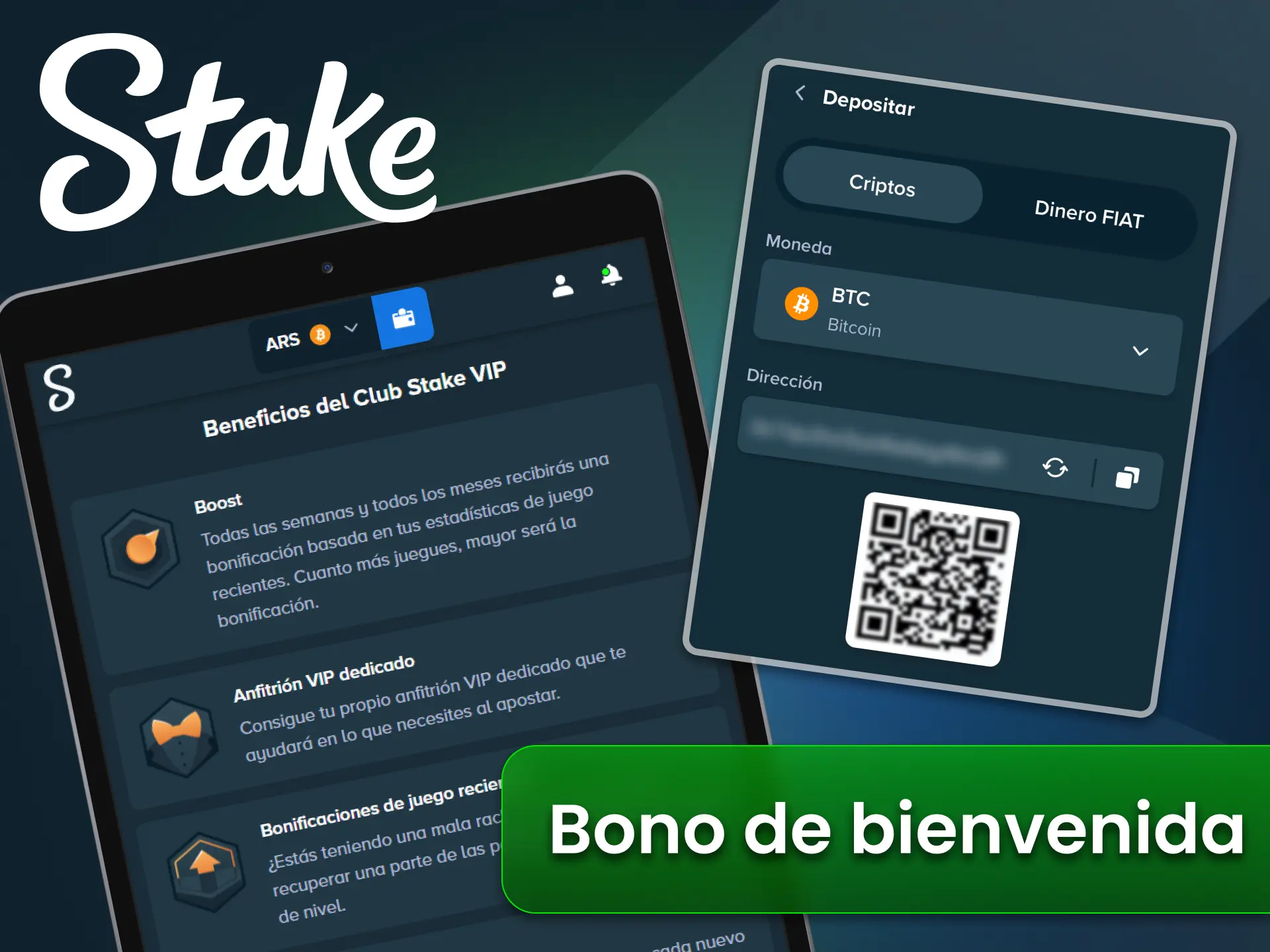 Reclama tu bono deportivo en el sitio oficial Stake Argentina.