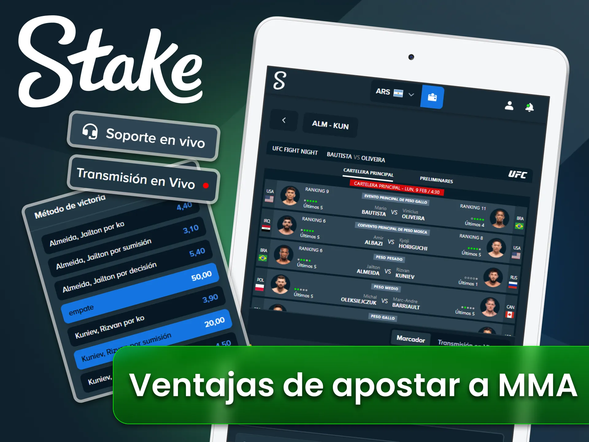 Disfruta beneficios exclusivos apostando en el sitio oficial de Stake.