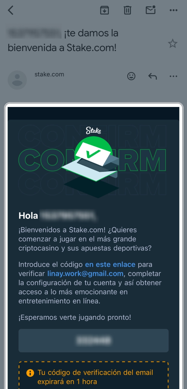 Crea tu cuenta personal en el sitio oficial Stake Argentina.