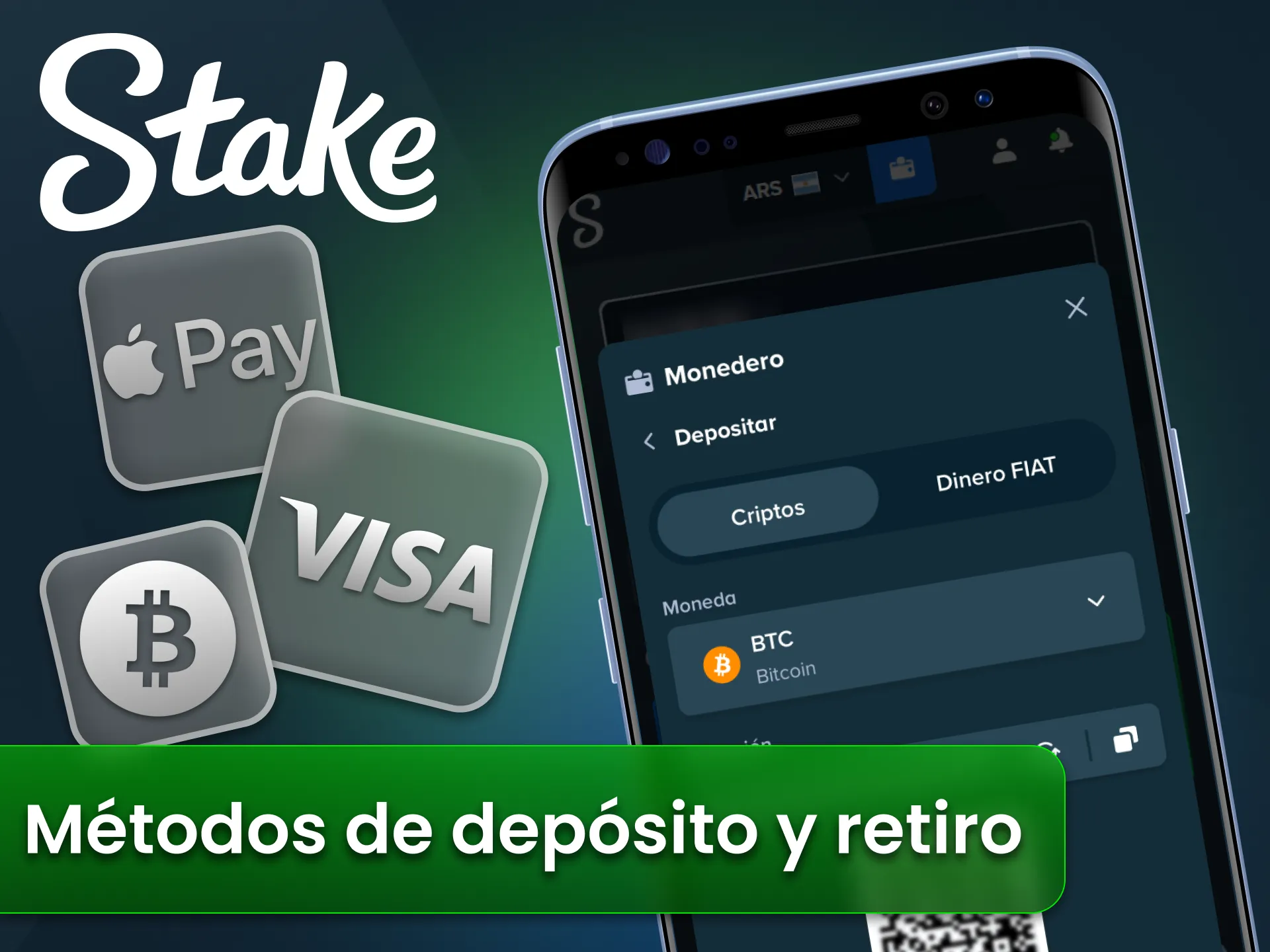 Realiza depósitos y retiros en el sitio oficial Stake Argentina.