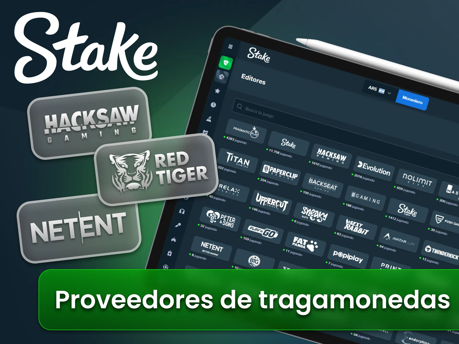 Encuentra los mejores proveedores en el sitio oficial Stake Argentina.
